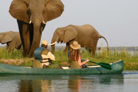 Canoeing at Lake Momella from Arusha